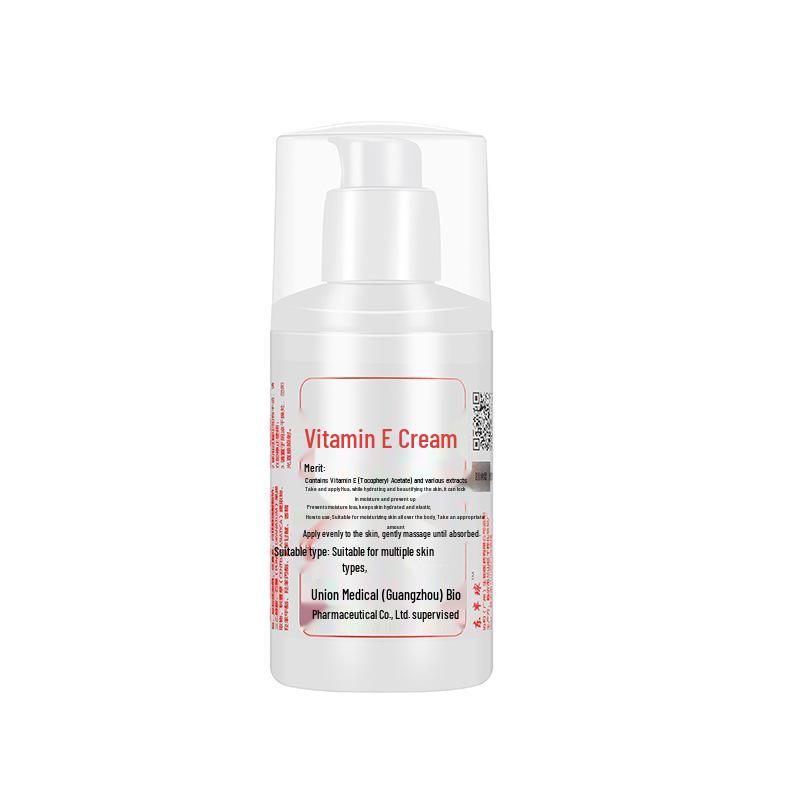 Genuine Vitamin E Hand and Face Moisturizing Cream with Glycerin - Nourishing and Hydrating Formula