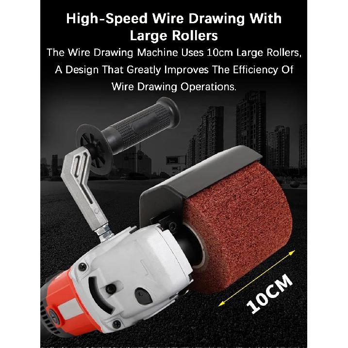 2200W-3200W Electric Burnishing Polishing Machine 220V Variable Speed Surface Conditioning Tool for Wood & Steel