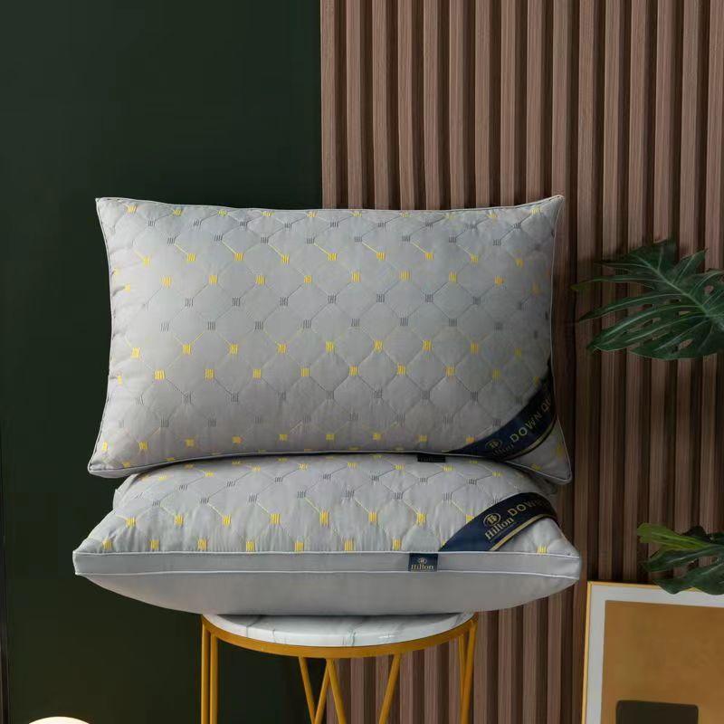 Star Feather Velvet Pillow Core Single Dormitory Medium and High and Low Pillows Can Be Washed Pillow Core