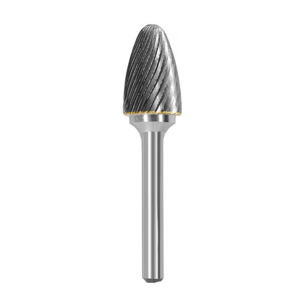 Carbides Rotary File Tool Double /Single Flute Design Point Burr Die Grinders For Metalworking Wood Carving Polishing