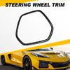 Carbon Fiber Steering Wheel Center Frame Cover Trim For -2025 Corvette C8 EA