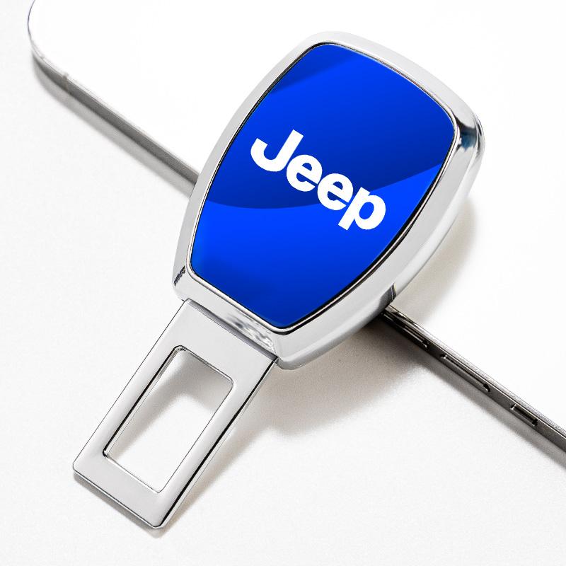 

Cup Holders Zinc Alloy Car Safety Strap Extender Plug Auto Accessories For Jeep Grand Cherokee Wrangler JK Gladiator Compass Ren