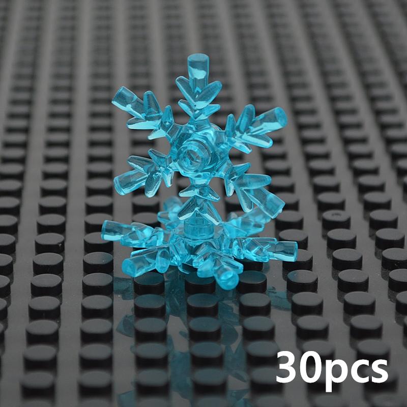4x4 Ледяной Кристалл Снежинка Кирпичики Городской Пейзаж 42409 DIY Enlighten Конструктор Кирпичики Кирпичный Завод с Собираемыми Частицами