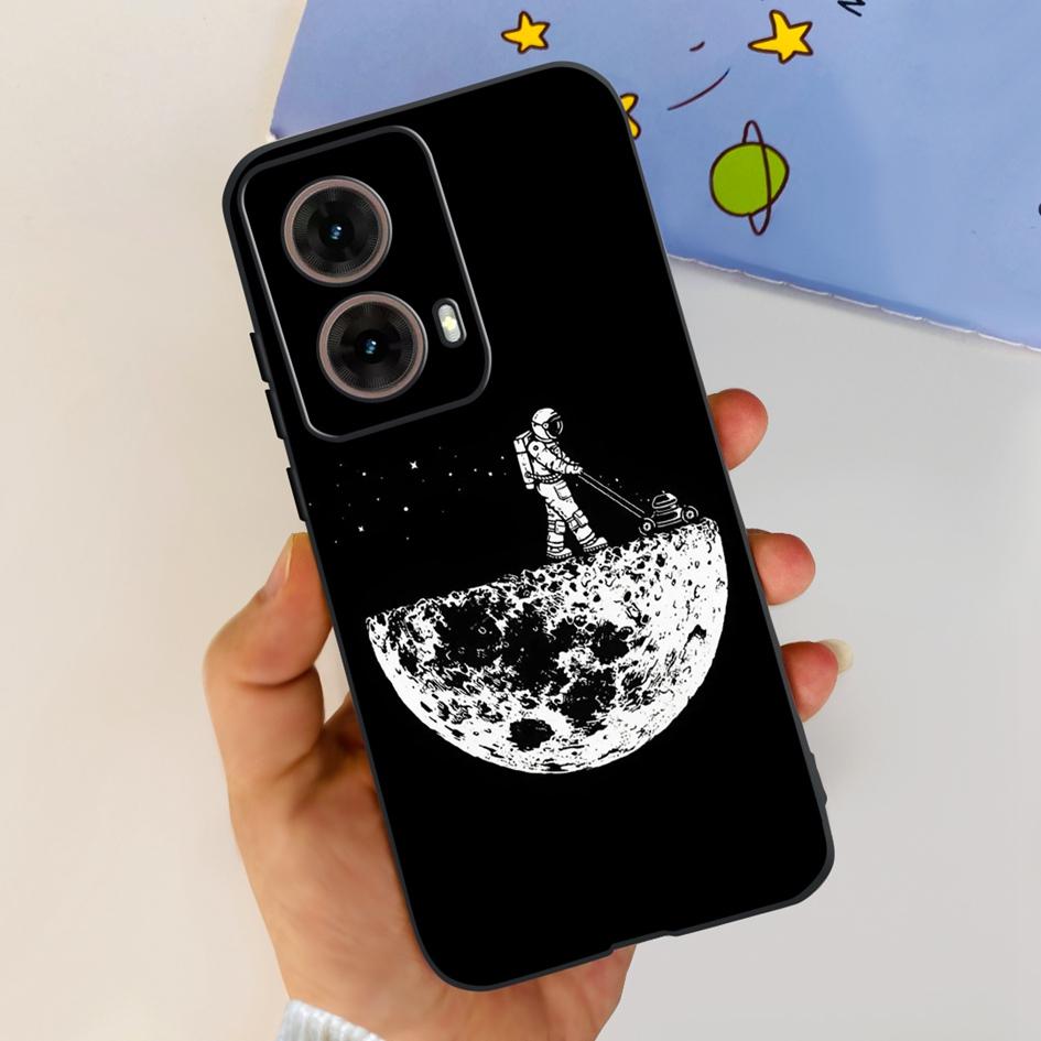 For Motorola Moto G85 Case MotoG85 5G 2024 Fashion Flower Soft Silicone Phone Cover For Motorola G85 MOTO G 85 Protective Fundas