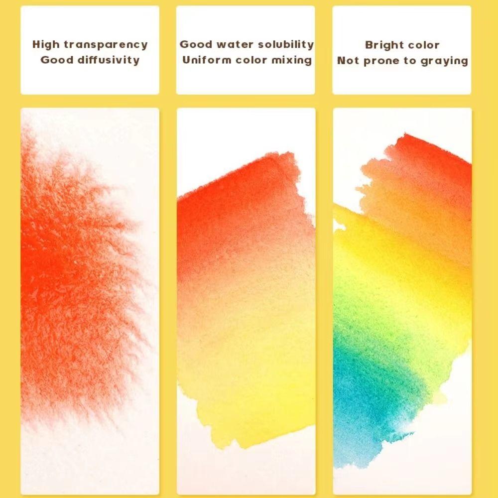 Portable Watercolor Pigment Kit Professional DIY Painting Watercolor Kit  Art Supplies
