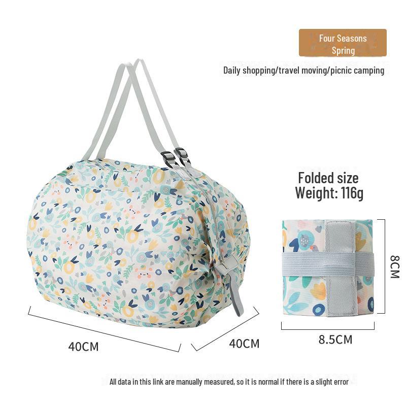 

Складная портативная большая экологичная сумка для покупок с плечевым ремнем