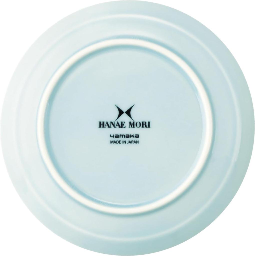 Hanae Mori tableware set featuring a pair of 14cm diameter plates and a pair of Dishwasher and microwave A perfect gift for weddings or other special