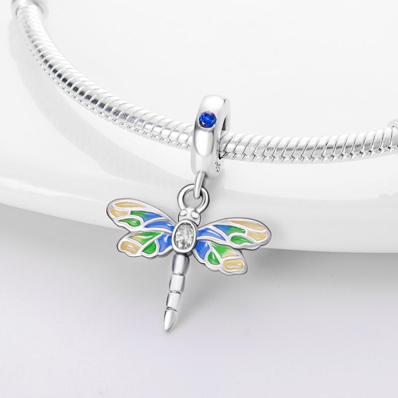Charm Bead Charms Copper Dragonfly Pendant Bead Charms Compatible With Charm Bead Charms Plata Authentic Bracelets Bead Charms Women Jewellery Makin