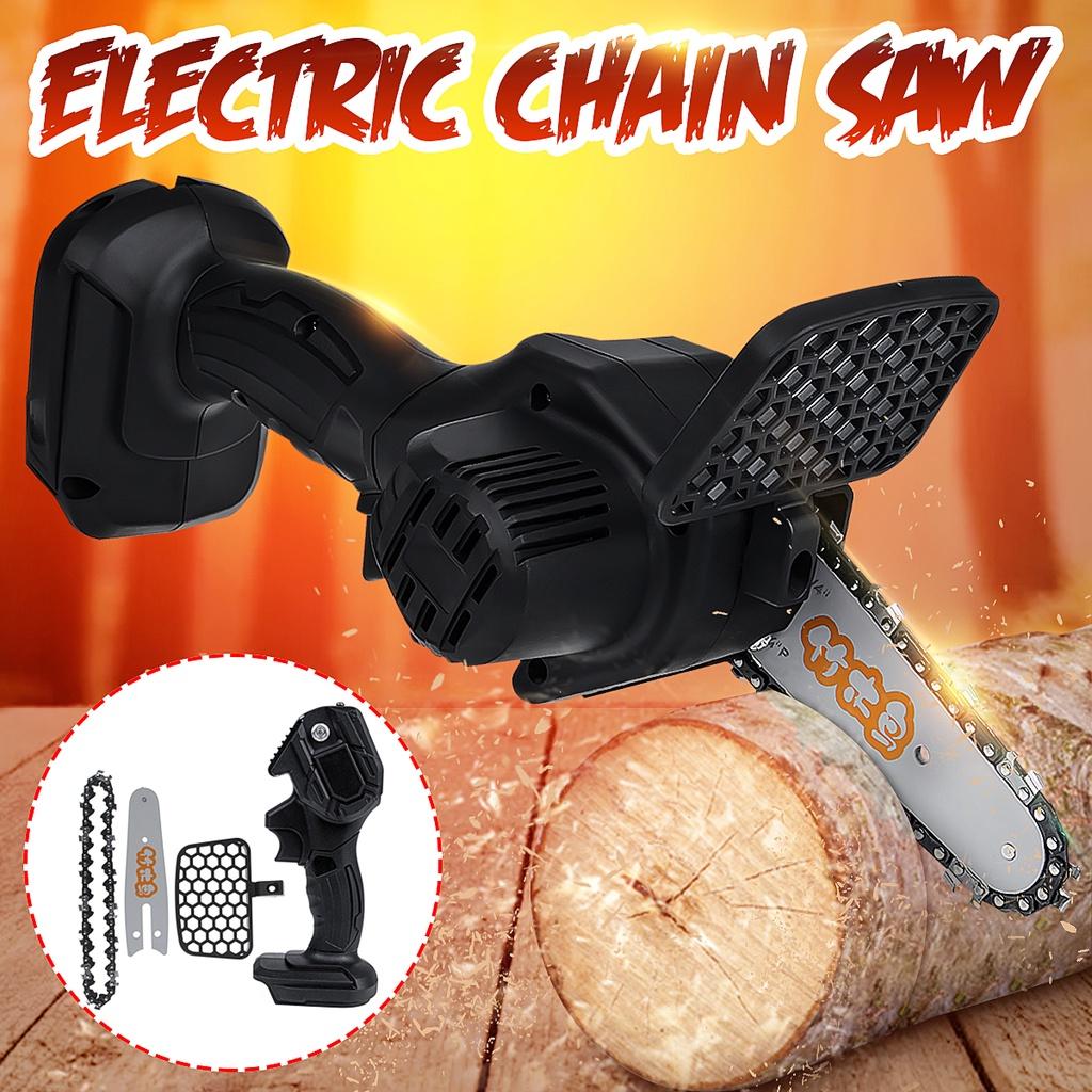 24V Electric Mini Chain Saws Pruning ChainSaw Cordless Garden Tree Logging Trimming Saw For Wood Cutting for Battery