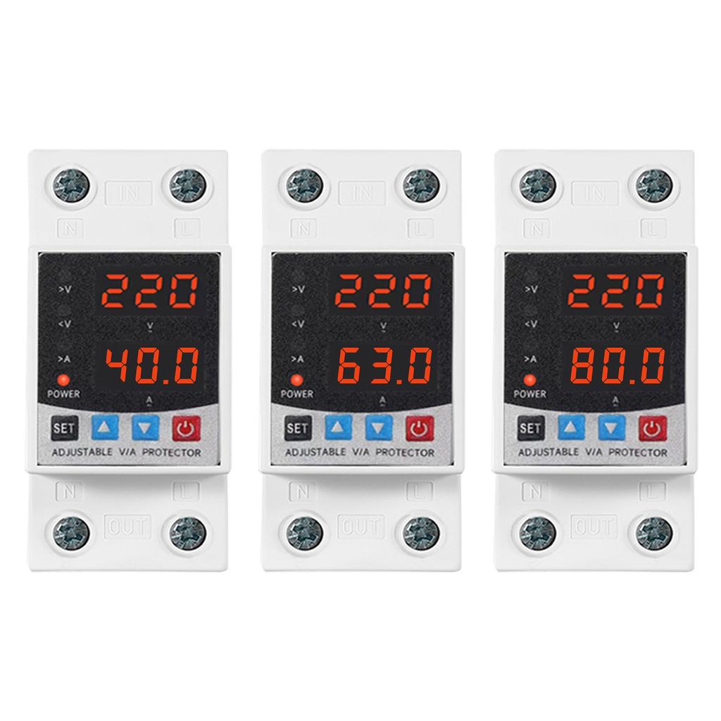 Under Over Voltages Protectors Voltages Output Stabilizer Single Phase Voltages Protectors Relays Reset Protectors