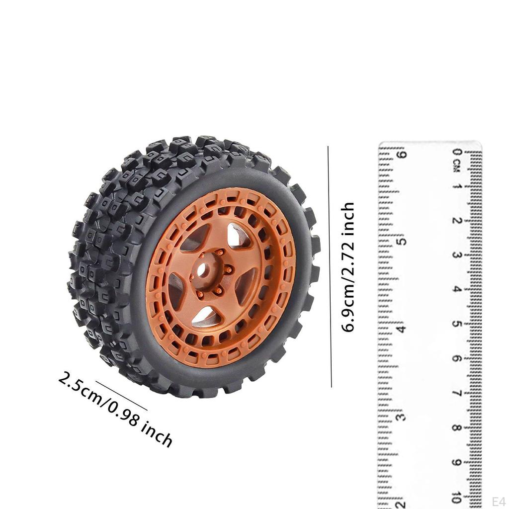 4 sztuki opon do kół samochodów RC dla modeli ciężarówek w skali 1/18
