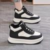 Winter new velvet dad shoes ins student height increase sports warm casual cotton shoes