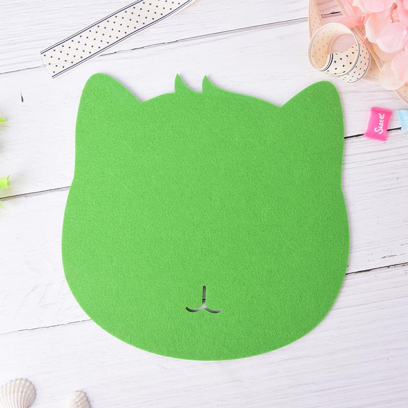 cat shape dust-proof mouse pad mat felts mousepad for computer laptop PB cat shape dust-proof mouse pad mat felts mousepad for computer laptop PB