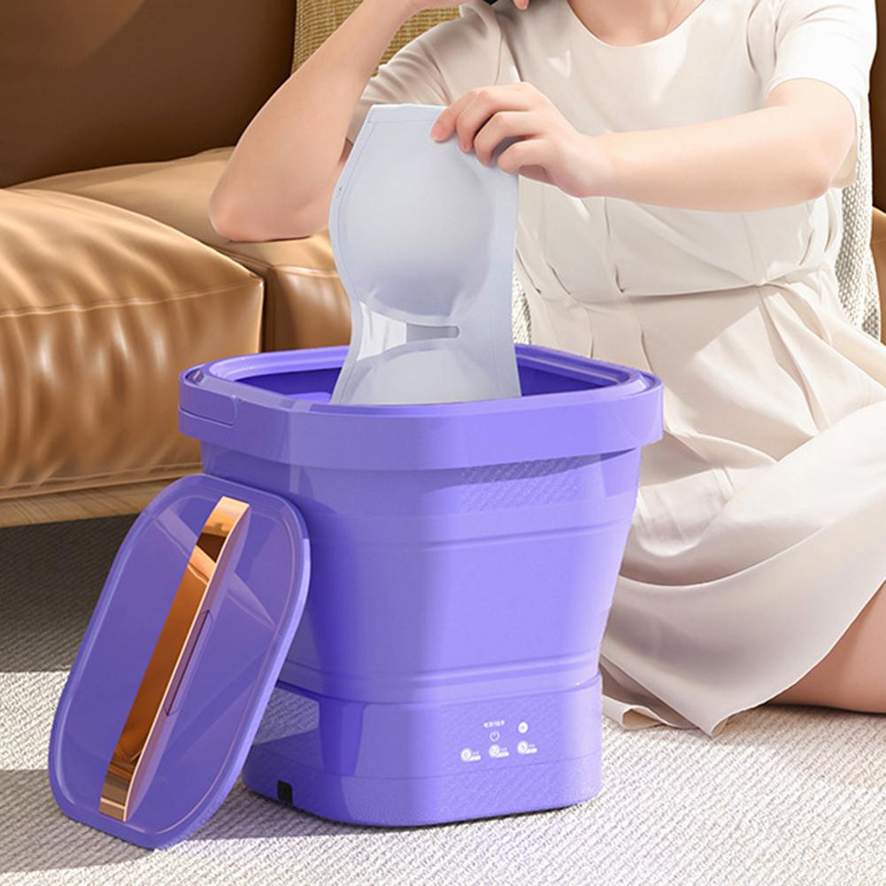 Foldable Washing Machines Household Mini Small Portable Washer for Baby Clothes