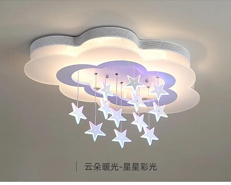 Plafoniera Camera Copiilor Lumina Star Cloud Copii Fata Printesa Dormitor Sufragerie Studiu