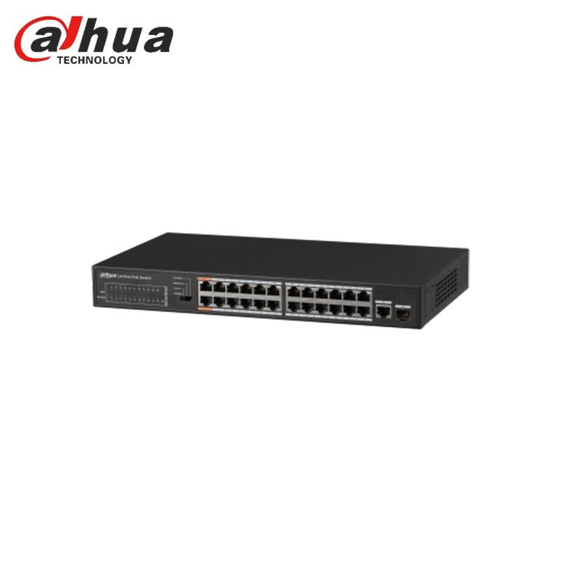 

Dahua 24-Port PoE Unmanaged Layer 2 Switch CN plug (adapter included)