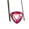 6.00 Ct Natural Pink Kunzite Certified Trillion Shape Loose Gemstone