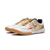 Li Ning Comfortable Slip Resistant Cushioning Abrasion Resistant Low top Training Shoes Unisex White Gold APPU010-1