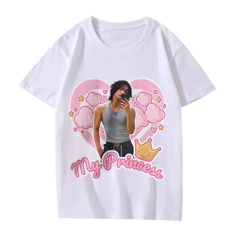 2026 Ateez Seonghwa T Shirt Men Women Oversized Y2k Fashion Cotton Streetwear Short Sleeve Summer Print Unisex Tops