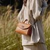 2025 Autumn Winter Elegant High-end Genuine Leather Women's Bag Simple Fashion Style Cowhide Shoulder Bag Commuting Daily Small Square Bag