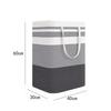 Foldable Cotton Linen Laundry Toy Storage Basket - Waterproof, Large Capacity
