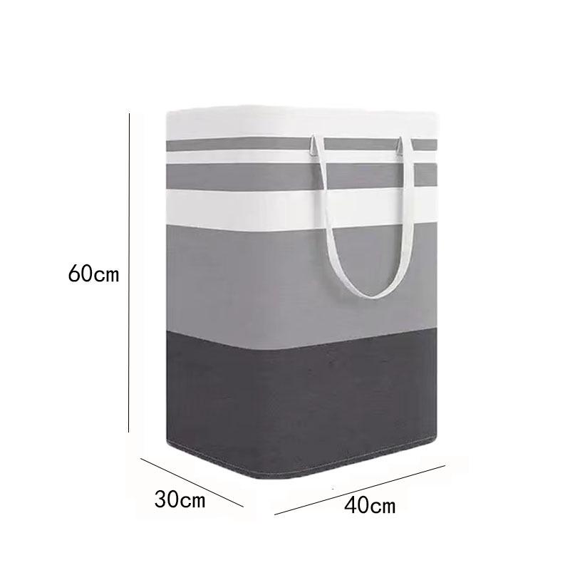 Foldable Cotton Linen Laundry Toy Storage Basket - Waterproof, Large Capacity