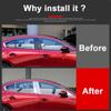For Mazda 3 Axela   Stainless Steel Car Window Pillar Post Cover Strip Trim Sticker Accessories Car Styling