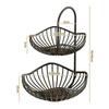 Decorative Modern Fruit Basket Vegetable Bread Holder Fruit Storage Rack Serving Tray Home Kitchen