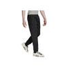 Adidas Solid Color Drawstring Waist Zip Pockets Slim Fit Joggers Men Bottoms Black HK2732