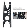 Black High Strength Steel Wrench Spanner with Ergonomic Grip for Efficient Tube and Nut Assembly