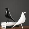 Resin Bird Craft Bird Figurine Statue Office Ornaments Nordic Simple Pigeon Sculpture Home Decoration