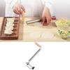 Smooth Surface Stainless Steel One-handed Rolling Pin Non-Stick Dough Sheeter Dough Roller  Pastry