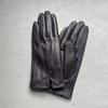 Womens Purple Sheepskin Gloves Fleece Lined Warm Fashion Commute Winter