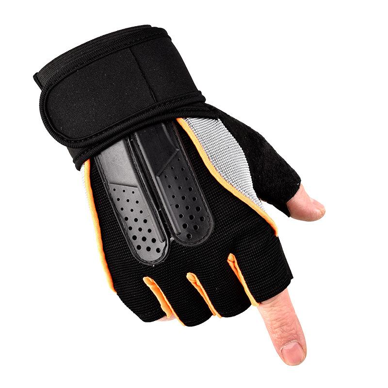 New Half Finger Gloves for Men's Sports  Fitness  Outdoor Cycling and Cycling  Breathable and Anti Slip Gloves