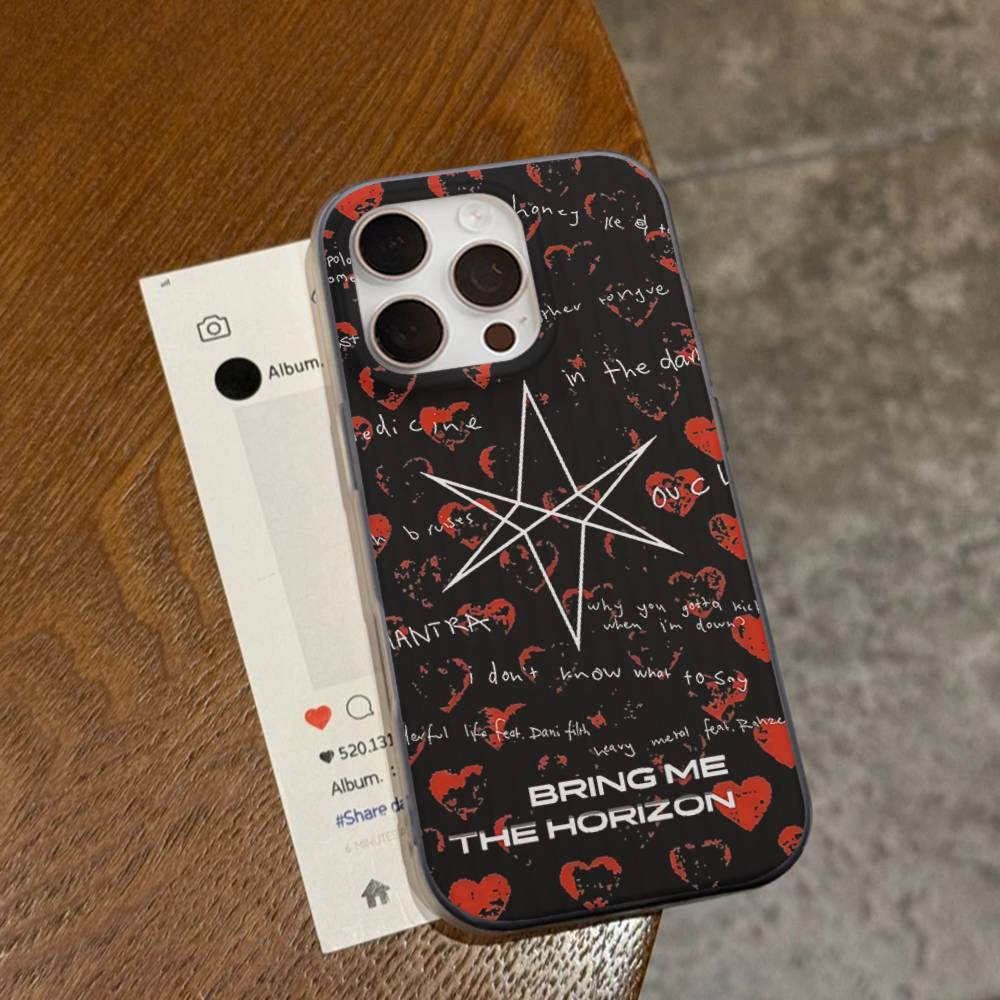 B-Bring M-Me The B-BMTH H-Horizon Phone Case For IPhone 17 16 15 14 13 12 11 Pro Max Plus Corrugated Bumper Back Cover Shell