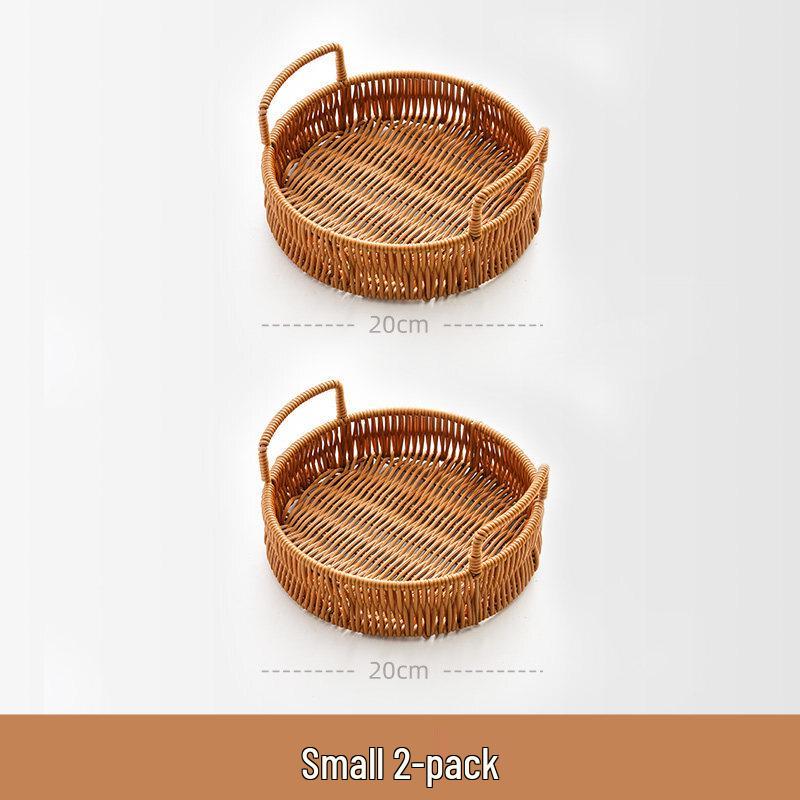 Bamboo Woven Fruit and Snack Basket