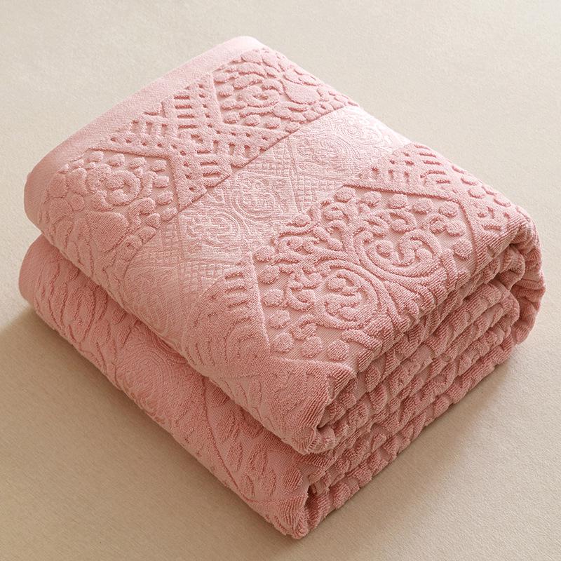 New Cotton Old-Fashioned Towel Blanket - Summer Quilt for Air Conditioning, Single To Full Size, Ideal As Gifts
