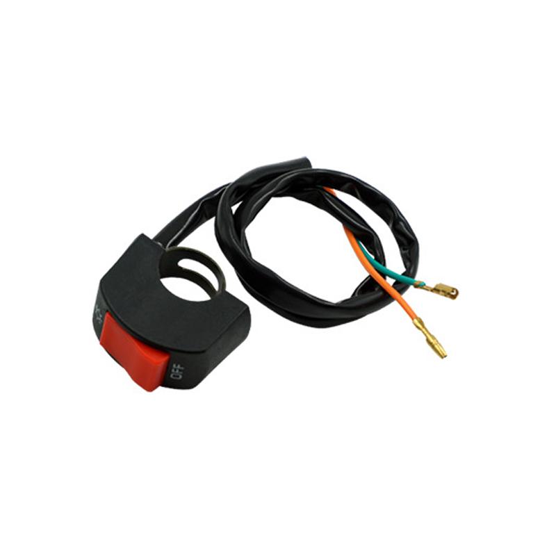 22mm Universal Motorcycle Handlebar Light Switch Button LED Headlights Power Off Function Dual Flash Switch Motor Accessories