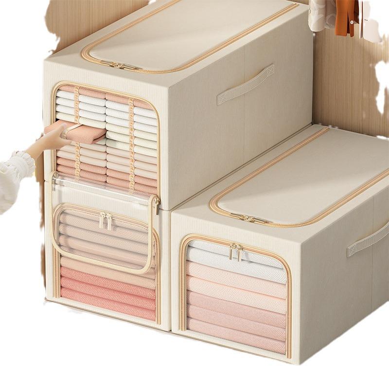 Thickened Fabric Wardrobe Storage Box for Clothes and Pants