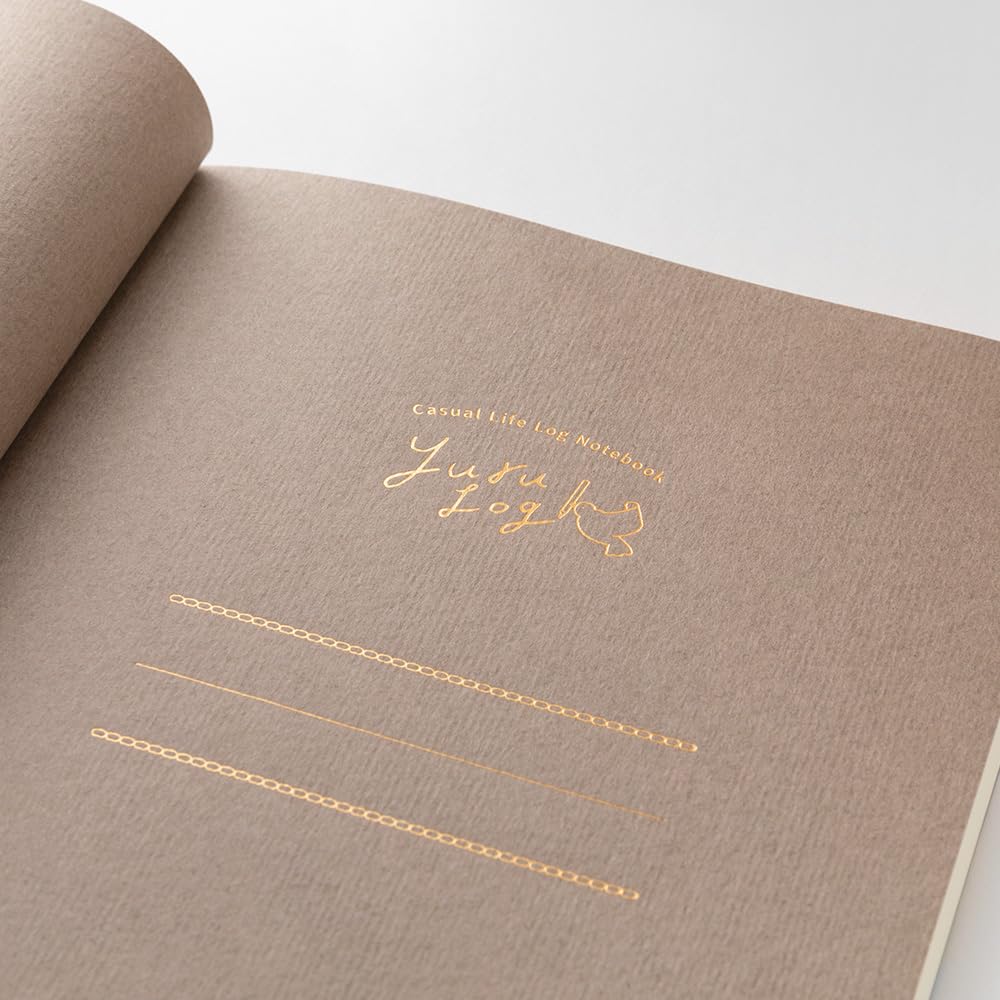 Midori Yurulog Cat 15353006 Notebook, Pattern, B6,