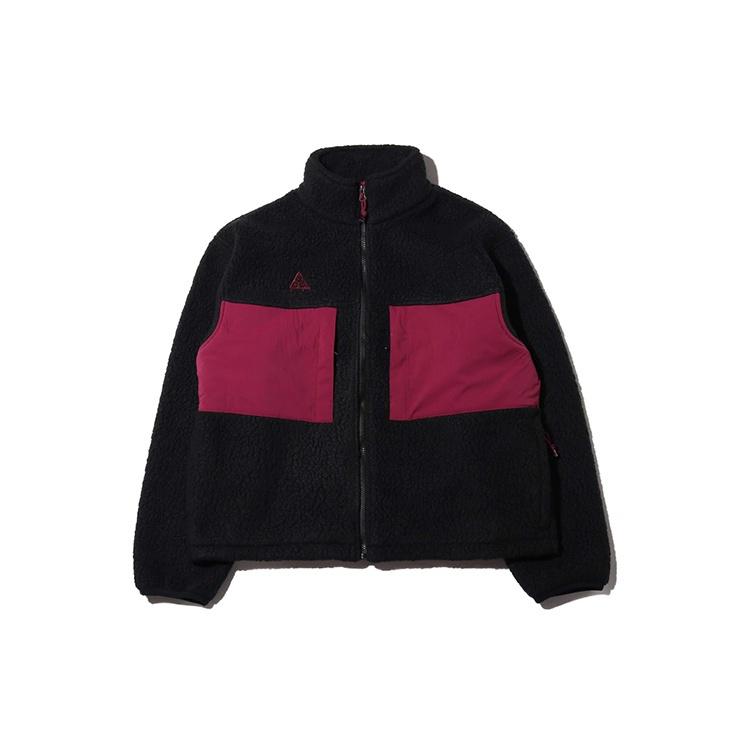 Nike Lab ACG Fleece Jacket Black Villain Red Men s CT2950-010 M