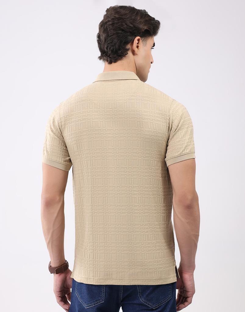 MONTE CARLO Men's Collar Half Sleeve T-Shirt