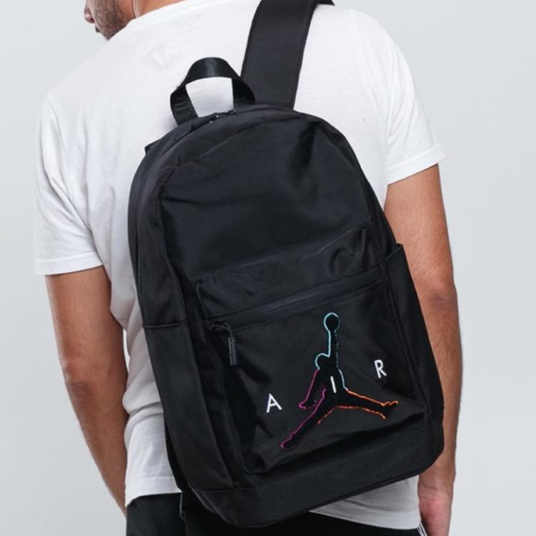 Jordan Polyester Backpack Regular Unisex Black