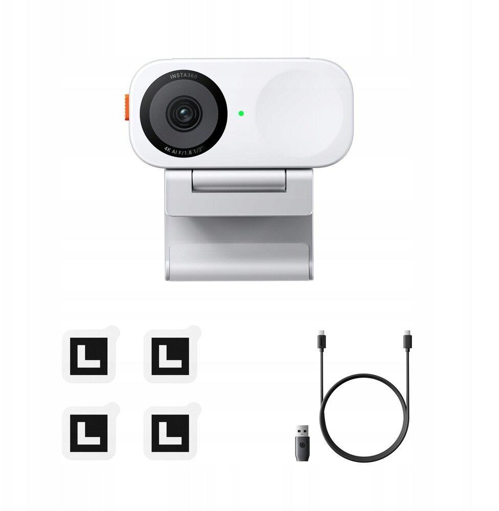 Insta360 Link 2C, 3840 x 2160 Pixel, 4K Ultra HD, 60 fps, 360p, 720p, 1080p, 2160p, H.264, M-JPEG, 4x - Bild 4