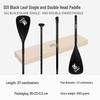 KOETSU Surf Paddleboard Dual-Use Aluminum Paddle: Single/Double Head Kayak & Paddleboard Paddle