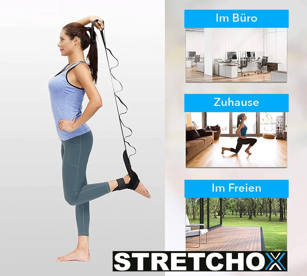 STRETCHOX Stretching Band Yoga Fitness Bein Fuß Dehnung Gurt Stretch Belt Belt