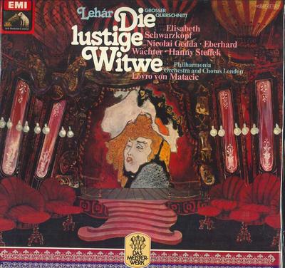 LP Record FRANZ LEHAR Die Lustige Witwe Grosser Querschn 1C03703192 DIE STIMME SEI Germany Classical Used