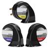 3 Piece Loud Car Horn Set High Mid Low Pitch Electric Snail Horn Waterproof with 8 Sounds Horn Controller for 12 24V