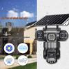AOV Solar-Powered 4G Outdoor Surveillance Camera with Triple-Lens All-Day Recording
