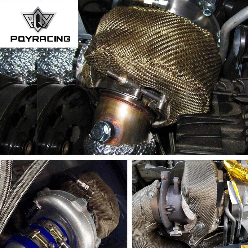 100% Full TITANIUM turbo heat shield T3 turbo blanket fit : t2, t25,t28,gt28,gt30,gt35, and most t3 turbo PQY1303T